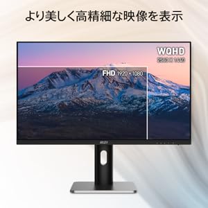 ピ*ಣ様 MSI モニター PRO MP273QP 27インチ/WQHD/IPS PRO MP273QP | Professional Business Monitor 27 inch | MSI