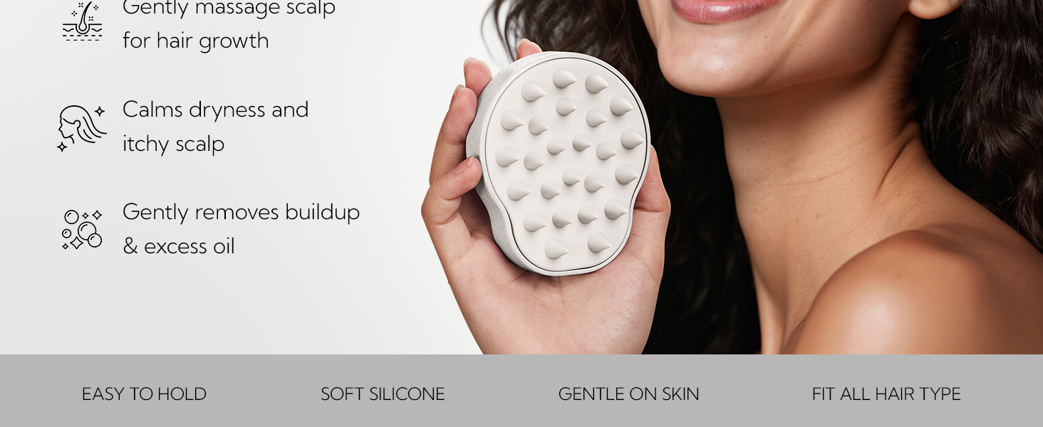 Scalp Massager Scalp Scrubber Shampoo Brush