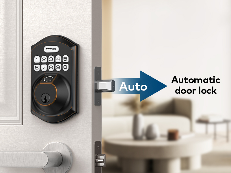 TEEHO TE002 Fingerprint Door Lock Keyless Entry Door Lock