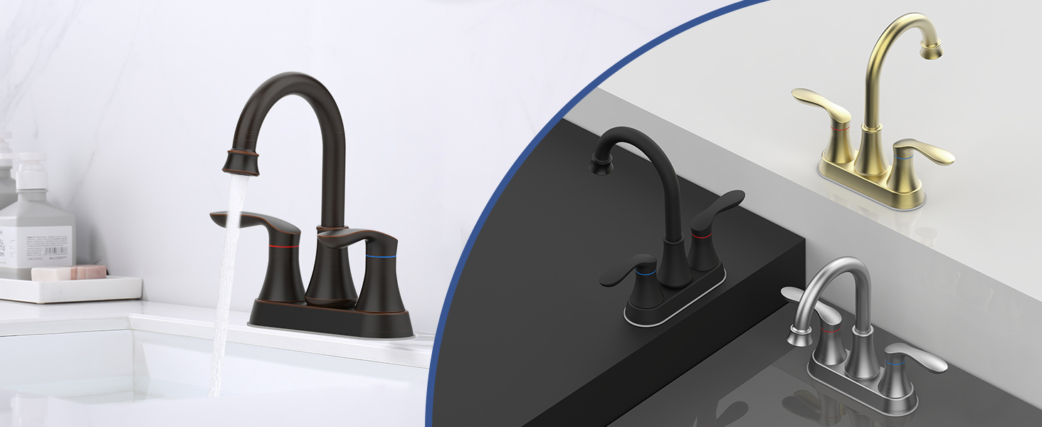 brushed nickel bathroom faucet