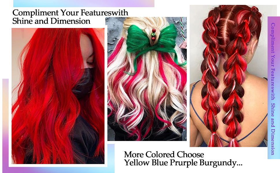 Winsky 18" Burgundy Tape in Hair Extensions Human Colored