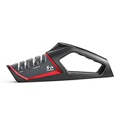 Cangshan SHARK Series 1026818 4-Stage Knife Sharpener, Red