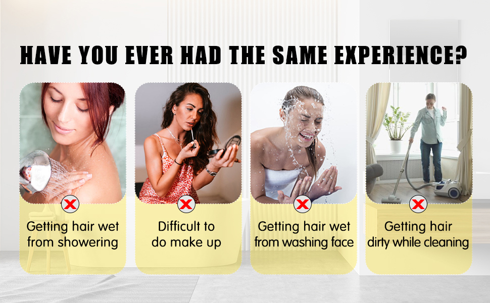 Shower cap for women