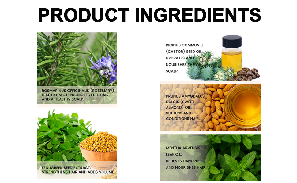 Batana & Fenugreek & Castor Hair Oil for Black Women