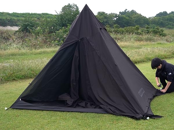 BlackishGear ブラック ティピーテント BLACK TIPI V2 ブラックティピーV2 テント 黒 ブラック ワン