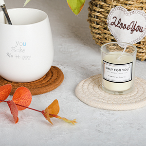 boho table decor coasters set of 12