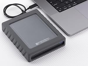 MiniPro RAID V4 connected to a Mac computer