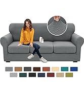 XINEAGE 2023 Newest 4 Pieces Couch Covers for 3 Cushion Couch Super Stretch Thick Soft Sofa Cover...