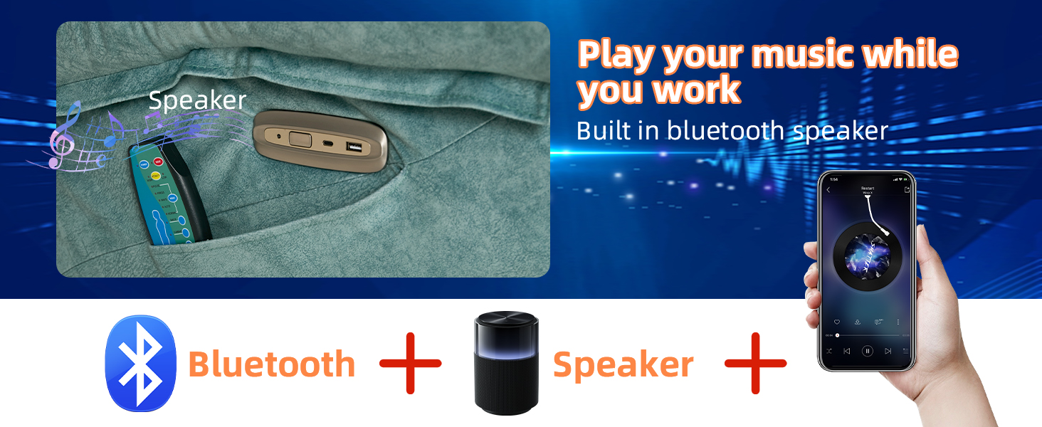 DYHOME Smart Power Recliner Chair, Swivel Massage Chair