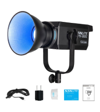 NANLITE FS-300B 撮影用ライト 350W 2700-6500K NANLITE FS-300B 撮影用ライト LEDスタジオライト 350W バイ