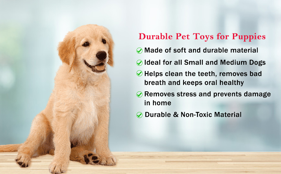 Durable Pet Toys for Puppies