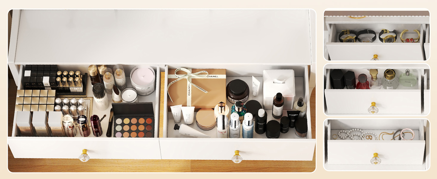 Vanity Desk with Mirror