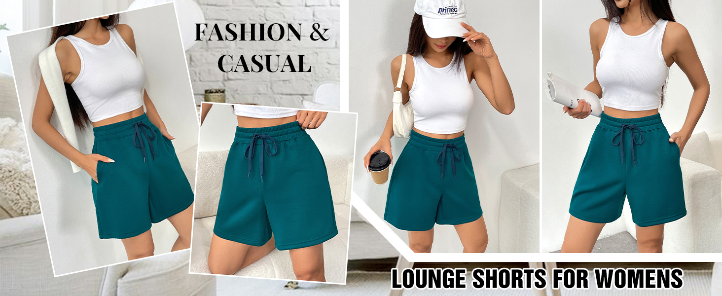 pinspark sweat shorts for women fashion casual y2k back to school outfits lounge loose fit