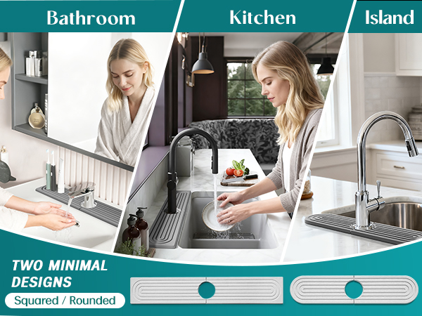 Kitchen Sink Faucet Mat