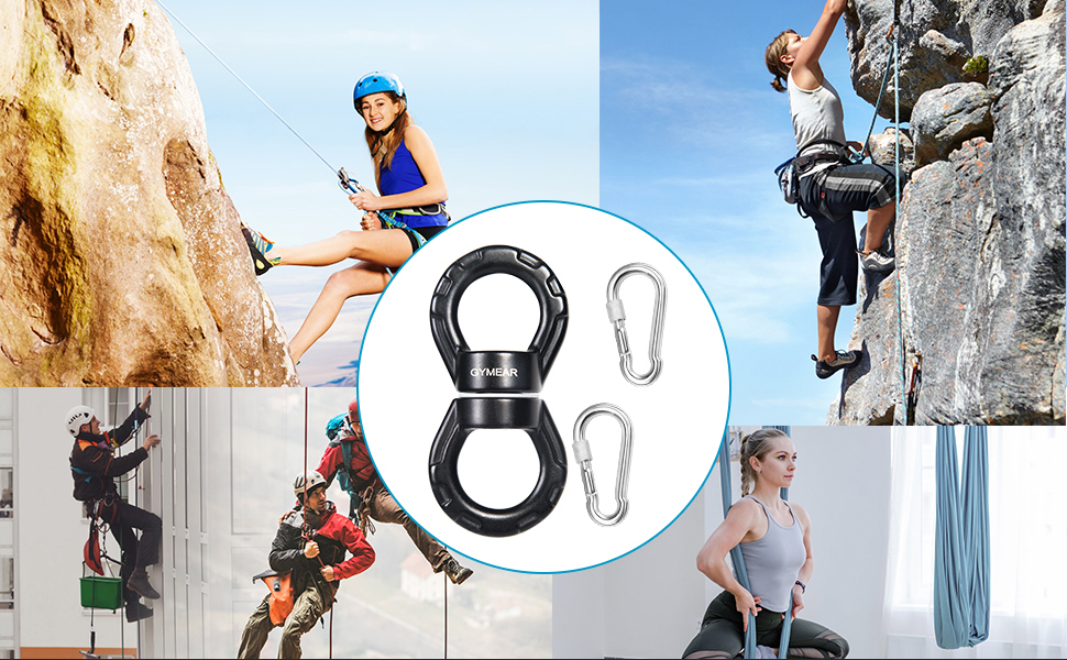 Gymbigger Swing Swivel 30KN Safest 360° Rotational Device