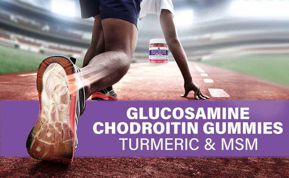 Sugar Free Glucosamine Chondroitin MSM Gummies 2250mg