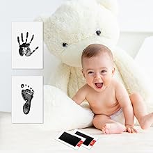 Inkless Handprint and Footprint Kit application