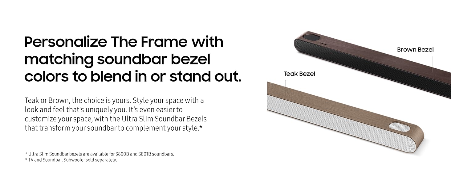 Samsung Ultra Slim Soundbar Bezel