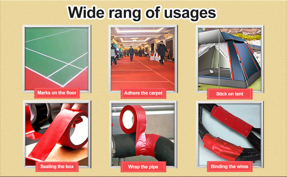 multi use of red duct tape