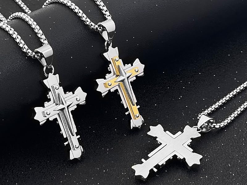 cross necklace for men