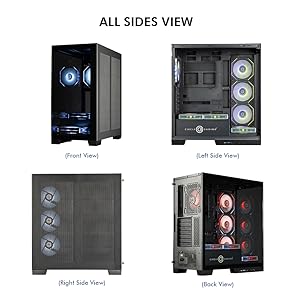 Defender ZX7 (Black) - All Sides View