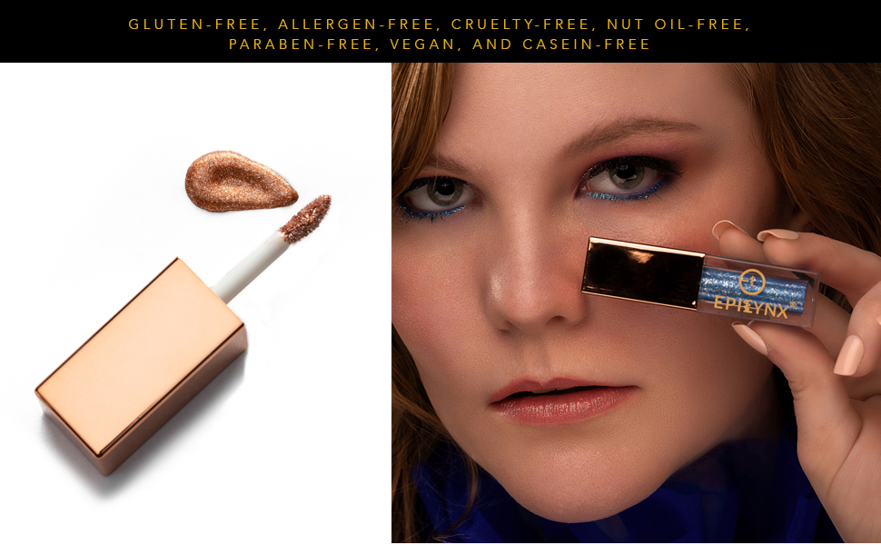 Epilynx liquid eyeshadow gluten free allergen free cruelty free vegan