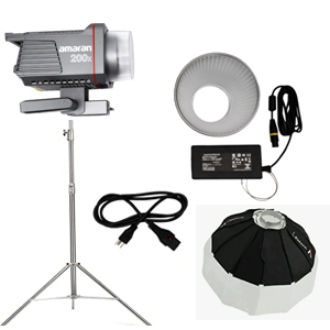 Aputure Amaran 200X +90cm LOFASライティングセット Amazon.com : Aputure Amaran 200x S with Light Dome SE