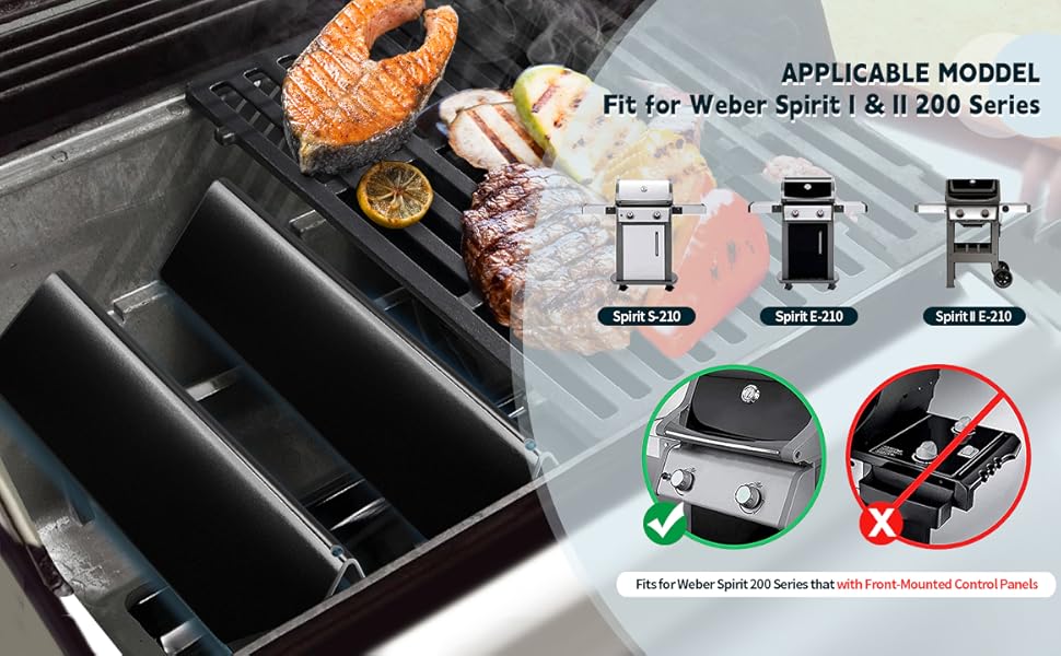 Paayox 15.3 Inch Flavorizer Bars Replacement for er