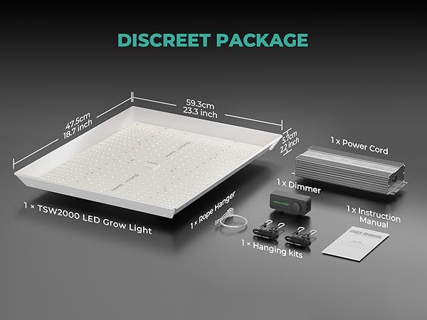 Mars Hydro LEDグロウライト TSW2000 Amazon.com : MARS HYDRO TSW2000 Led Grow Light 300 Watt Dimmable