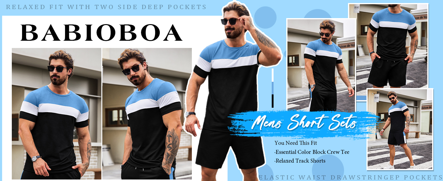 mens sets 2 piece outfits summer 2 piece mens summer outfit