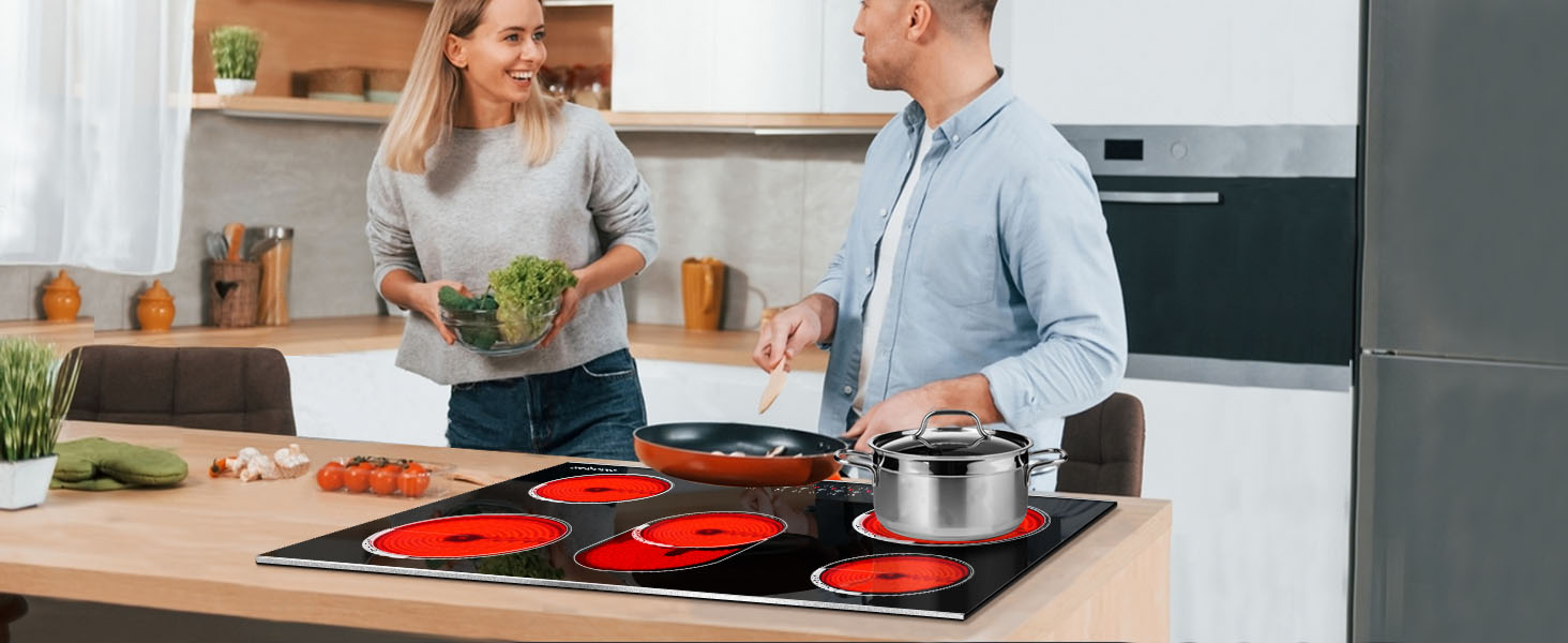 30 Cooktop elettrico pollici