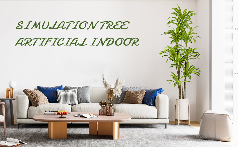 TTdoit Artificial Plants Indoor 7 feet Tall Dracaena Tree