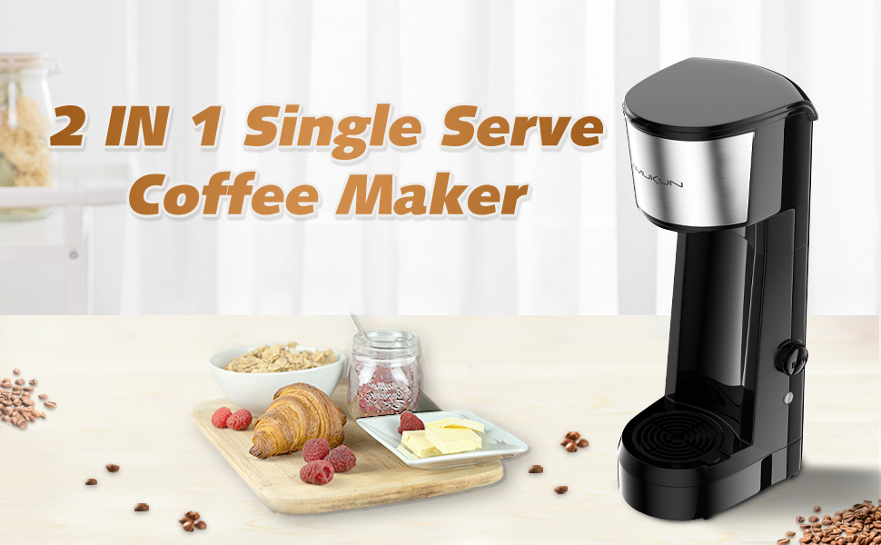 Vimukun Single Serve Coffee Maker Coffee Brewer Compatible
