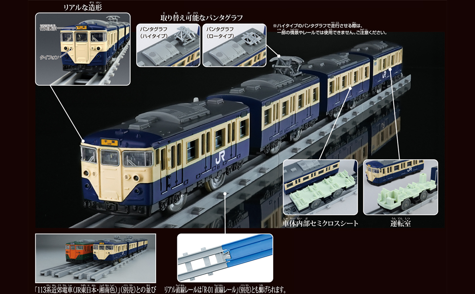 飾って良し,走らせて良し.幅広い鉄道ファンに