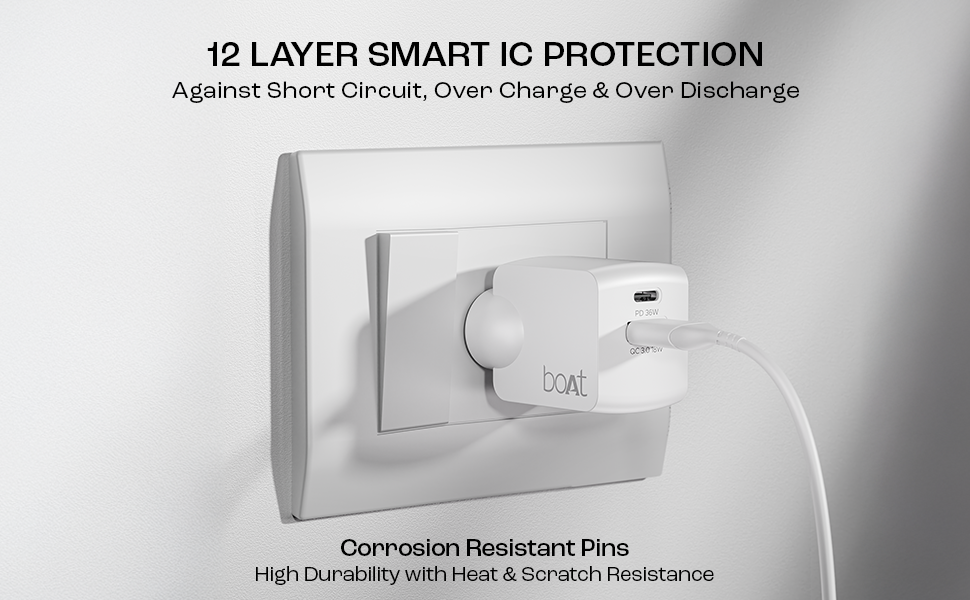 wall charger, boat wall charger, 35 watt gan charger, boat charger, dock, boat wall charger, cable