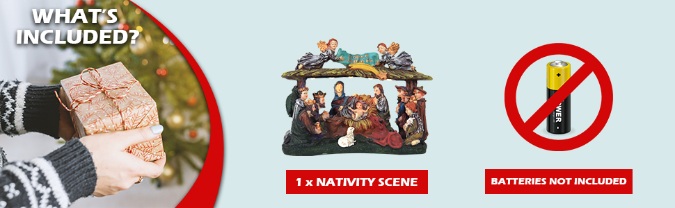 Christmas Village Nativity Scene