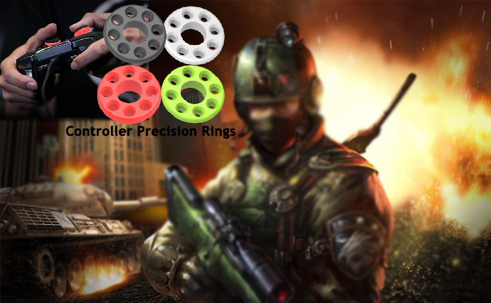 18PCS Precision Rings,Aim Assist Motion Control for