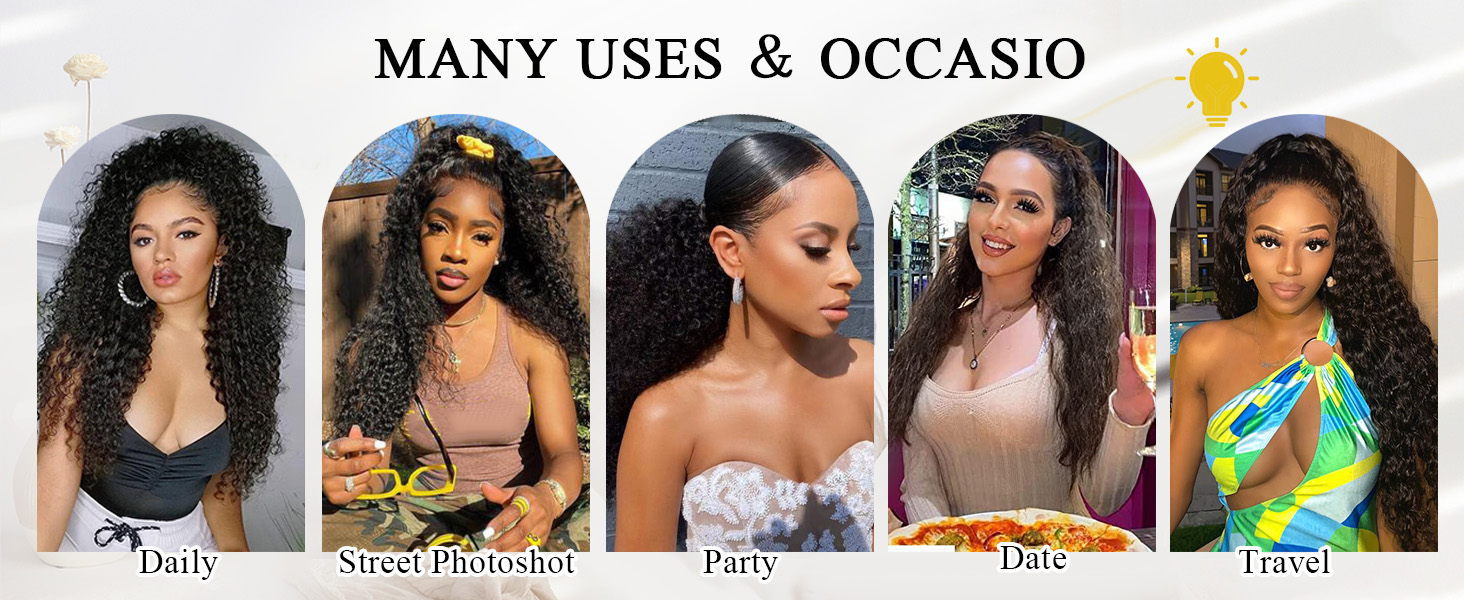 Brown Ponytail Extension