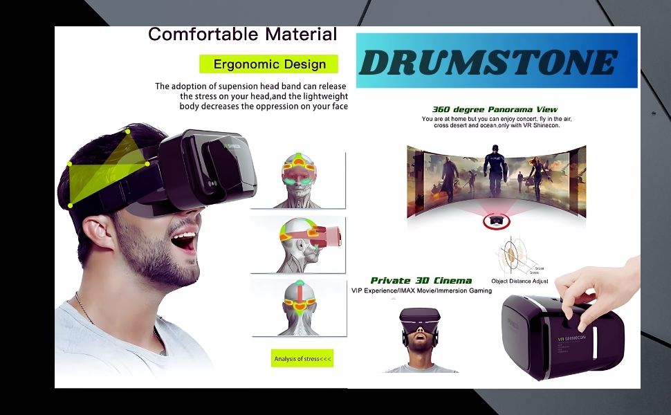 VR Headset 3D Glasses