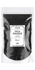 Black Mica Powder Natural Epoxy Resin Dye /jar Easy Mix - Temu