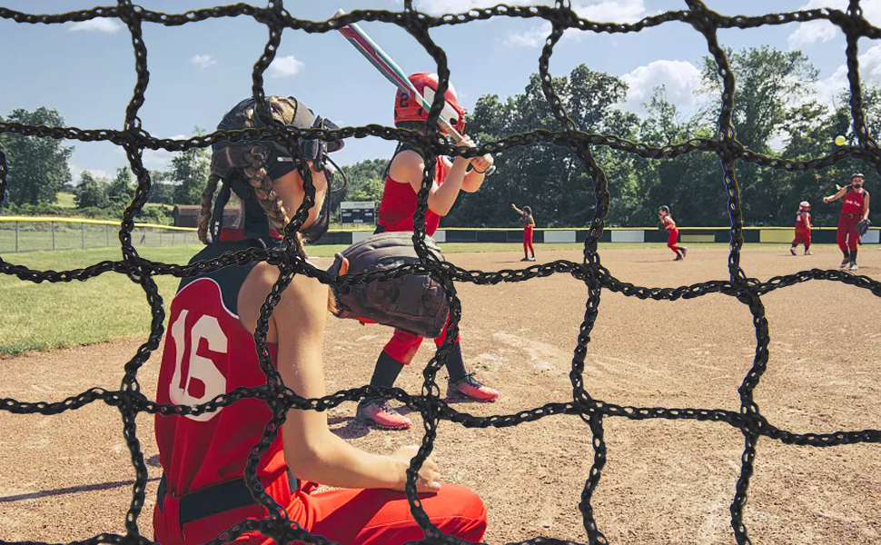 Amazon | 野球ネット バックネット 防球 飛散防止 9x3.6m 防球フェンス