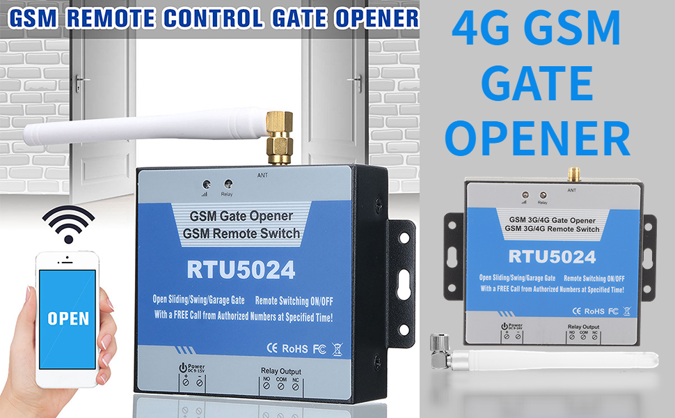 RTU5024 GSM Gate Opener 4g Gsm Gate Opener RTU5024 Mobile