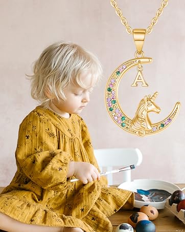 Unicorn Necklace for Little Girls