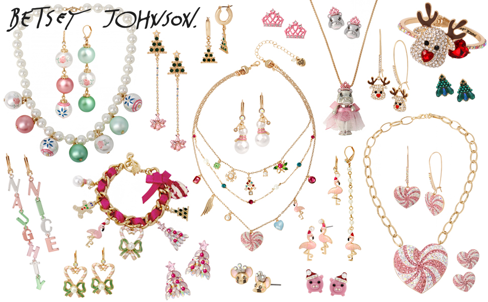Betsey's whimsical holiday jewelry collection