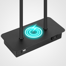 lamp with charging station