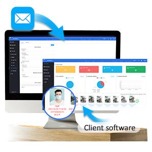 Wi-Fi Non-Contact Automatic Infrared Body Temperature Thermal Scanner Kiosk Access Control System