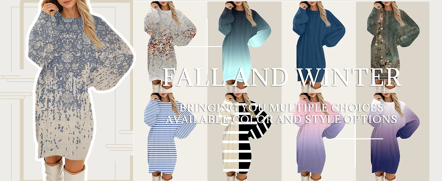 womens sweater dresses hot pink mini dress knit sweater dress fall long sleeve dresses