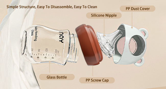 glass baby bottle for breastfed babies