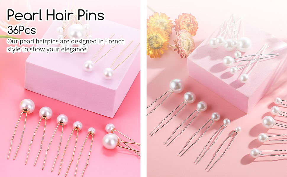 Pearl Hair Pins