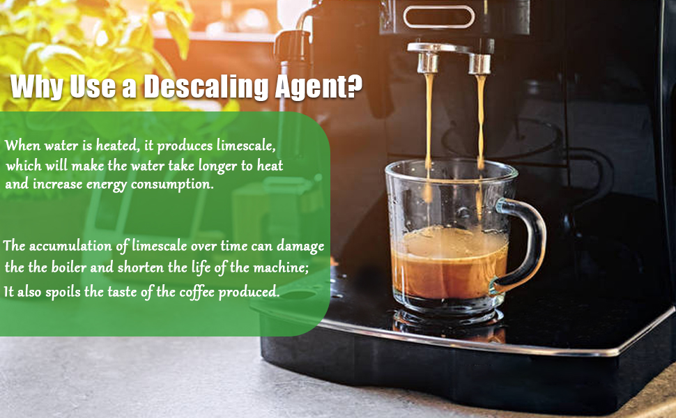 ZoneKing Coffee Maker Cleaner and Descaler Kit 2 Single